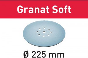 Festool Krążki ścierne STF D225 P100 GR S/25 Granat Soft