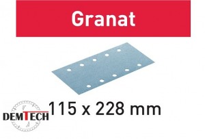 Festool Arkusze ścierne STF 115x228 P100 GR/100 Granat 499632