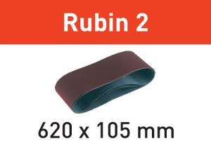 Festool Taśma szlifierska L620X105-P80 RU2/10 Rubin 2