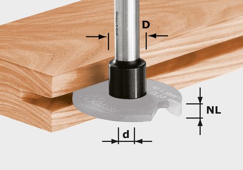 Festool Trzpień frezarski S8 1,5-5 D14