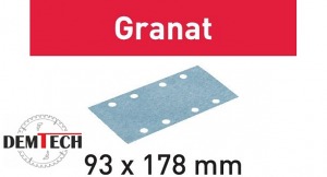 Festool Arkusze ścierne STF 93X178 P100 GR/100 Granat 499633
