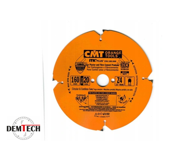 CMT Piła DP D=160 F=20 Z=4 K=2,1-2,2/1,6 236.160.04H