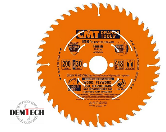 CMT Piła ITK D=200 F=30 Z=48 K=1,8/1,2 +2/7/42 272.200.48M