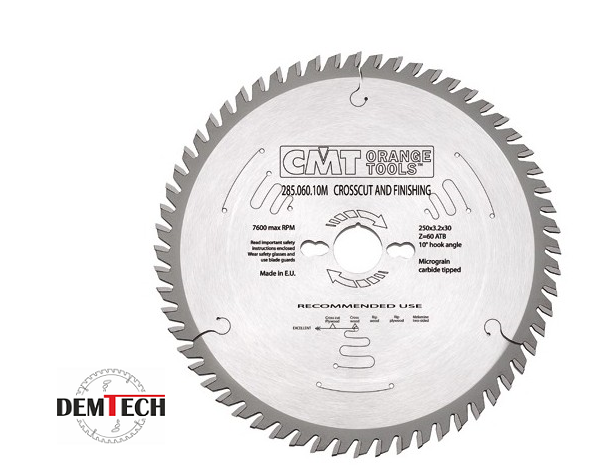 CMT Piła HM D=250 F=30 Z=60N K=3,2/2,2 285.060.10M