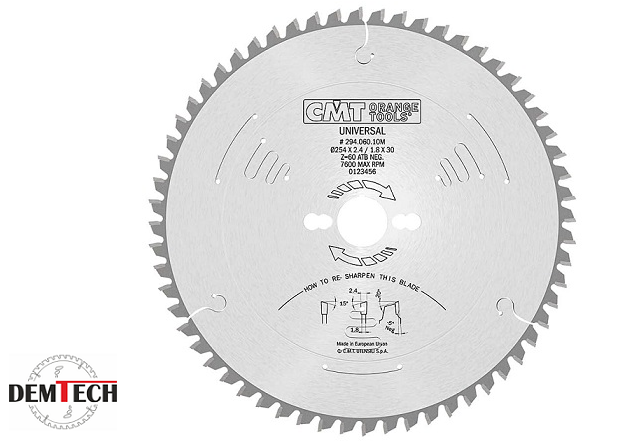 CMT Piła HM D=254 F=30 Z=60N K=2,4/1,8 294.060.10M
