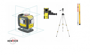 Nivel System Laser krzyżowy CL4D-B+ statyw SJJM1EX + czujnik CLS-4 + łata LS-24