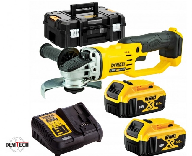 Dewalt Szlifierka kątowa akumulatorowa 125/ 18V  2x5Ah  DCG412P2