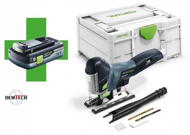 Festool Wyrzynarka akumulatorowa CARVEX PSC 420 EB-Basic + akumulator 4,0 Ah GRATIS 577026