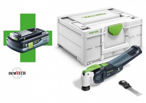 Festool Akumulatorowe urządzenie wielofunkcyjne OSC 18 E-Basic VECTURO + akumulator 4 Ah GRATIS! 577033