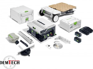 Festool akumulatorowa stołowa pilarka tarczowa CSC SYS 50 EBI-SET 577379 Gratis