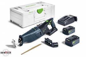 Festool Akumulatorowa pilarka szablasta RSC 18 5,0 EB-Plus 576948