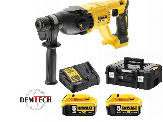 Dewalt Młotowiertarka 18V 2x 5Ah SDS+ 2,6j DCH133P2