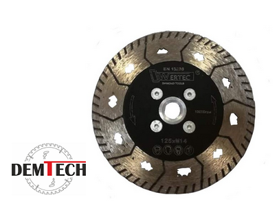 Wertec Tarcza diamentowa do granitu 125mm M14 WTDG125M14