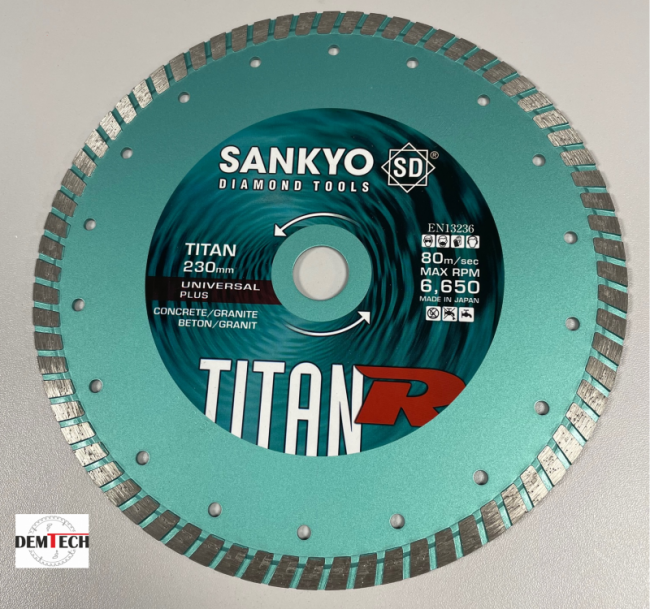 Sankyo Tarcza diamentowa Titan 230mm TIR 090J