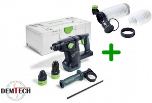 Festool Akumulatorowa młotowiertarka z funkcją kucia KHC 18 EB-Basic 577447 + przyrząd do odsysania GRATIS!!! Festool Akumulatorowa młotowiertarka z funkcją kucia KHC 18 EB-Basic 577447 + przyrząd do odsysania GRATIS!!!