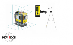 Nivel System Laser krzyżowy CL4D-B + statyw SJJMJEX + czujnik RD 800