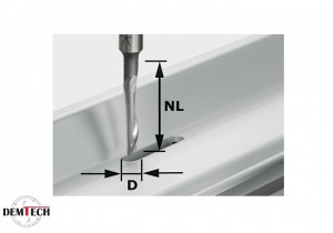 Festool Frez do aluminium HS S8 D5/NL23 491036