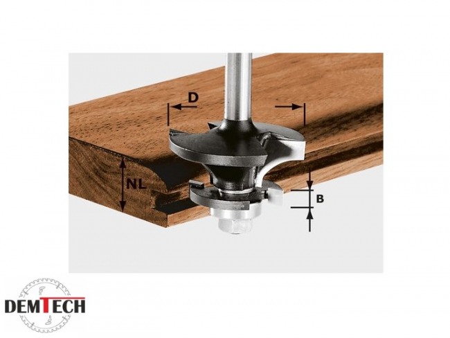 Festool Frez do kontrprofili HW S8 D43/21 A/KL 491129