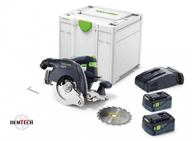 Festool Akumulatorowa ręczna pilarka tarczowa HKC 55 Li 5,2 EBI-Plus-SCA 577678