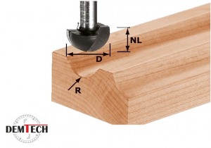 Festool Frez do wgłębień półokrągłych HW S12 D40/25/R20 491105