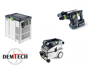 Festool zestaw narzędzi oczyszczacz powietrza SYS-AIR M+młotowiertarka KHC 18Plus+odkurzacz CTL 26EI AC 577784+577448+577879 Festool zestaw narzędzi oczyszczacz powietrza SYS-AIR M+młotowiertarka KHC 18Plus+odkurzacz CTL 26EI AC 577784+577448+577879