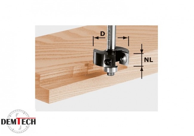 Festool Frez do wręgów z płytkami wymiennymi HW S8 D38/12 491085