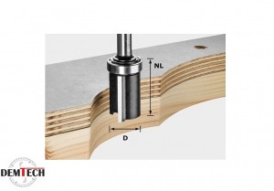 Festool Frez do wyrównywania HW S8 D19/NL25 491028