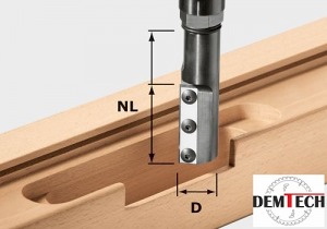 Festool Frez z płytkami wymiennymi do wpustów HW KN D24/50 WP/K  497456