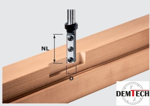 Festool Frez z płytkami wymiennymi do wpustów HW S12 D16/50 WP  497454