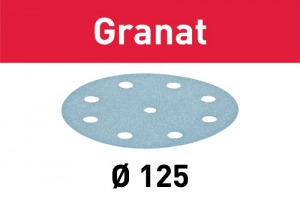 Festool Krążki ścierne STF D125/8 P60 GR/50 Granat 497166