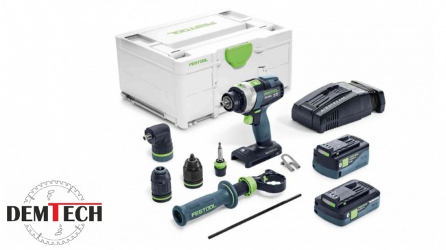 Festool Akumulatorowa wiertarko-wkrętarka udarowa TPC 18/4 5,0/4,0 I-Set/XL 577622